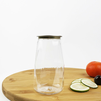 De Kruiken van de het HUISDIEREN Plastic Container van de theemelk 380ml met Gemakkelijke Trekkrachtdekking