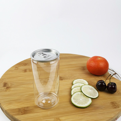 Cilindrische PLA 0.25L ontruimt Waterblikken met Gemakkelijke het Voedseldrank van de Trekkrachtdekking