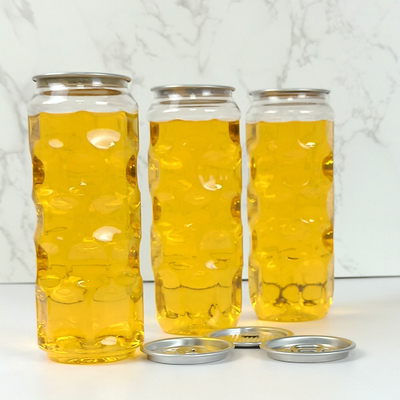 500ml ontruim Plastic Lege Kruiken met de Gemakkelijke Koud geperste Sappen van de Trekkrachtdekking