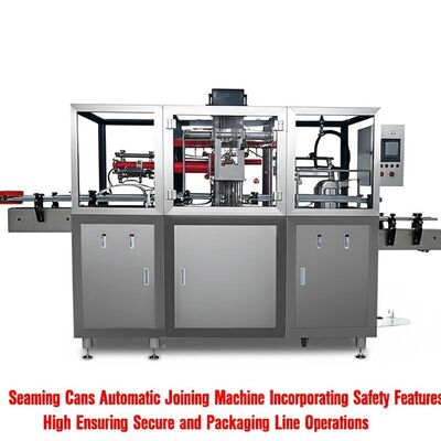 Automatische bliksluitmachine met veiligheidsvoorzieningen voor veilige en efficiënte verpakkingslijnwerking