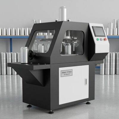 Geschikt voor aluminium blikken Automatische naaldmachine Zwart en wit Naad Geen lek PET Plastic blikken Compatibel Duurzaam