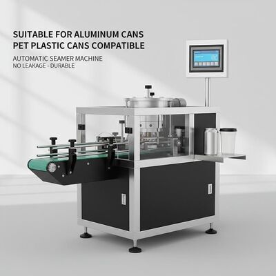 Geschikt voor aluminium blikken Automatische naaldmachine Zwart en wit Naad Geen lek PET Plastic blikken Compatibel Duurzaam