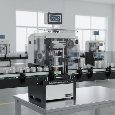 Geschikt voor aluminium blikken Automatische naaldmachine Zwart en wit Naad Geen lek PET Plastic blikken Compatibel Duurzaam