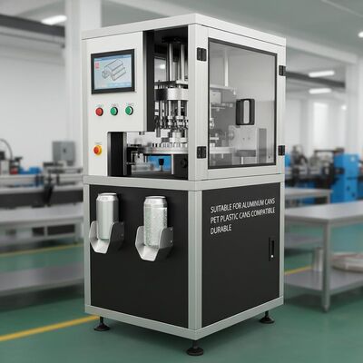 Geschikt voor aluminium blikken Automatische naaldmachine Zwart en wit Naad Geen lek PET Plastic blikken Compatibel Duurzaam