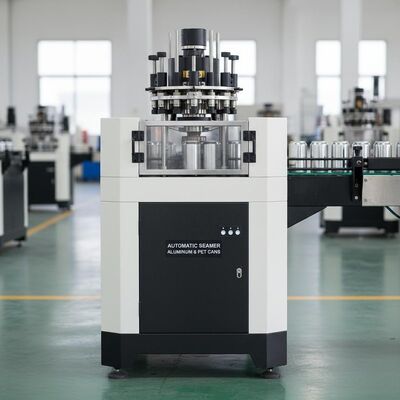 Geschikt voor aluminium blikken Automatische naaldmachine Zwart en wit Naad Geen lek PET Plastic blikken Compatibel Duurzaam