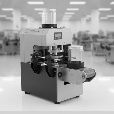 Geschikt voor aluminium blikken Automatische naaldmachine Zwart en wit Naad Geen lek PET Plastic blikken Compatibel Duurzaam