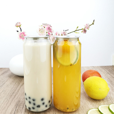 De Plastic Containerflessen van Diamond Shape 500ml met Gemakkelijke Trekkrachtdekking