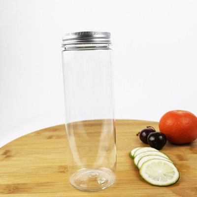 De thee de Plastic Opslag van het 0,4 Literhuisdier kan met Schroefdeksel Duidelijk Juice Bottles