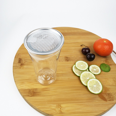 Transparante 400ml Plastic PLA het Waterfles van de voedselrang met Onverwachte Dekselsronde