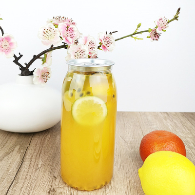 650ml ontruim Juice Storage Bottles With Snap-Deksels Opnieuw te gebruiken Plastic Container