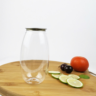 Van de Flessenolive shape with easy pull van het 0,5 Liter Plastic Water de Dekkingsbadzout