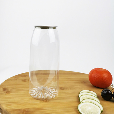 1000 ml heldere plastic container met gemakkelijk te trekken deksel, bewaren sappen en dranken