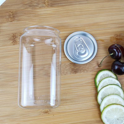 van het Waterflessen van 350ml PLA Vierkante het Voedsel voor huisdierencontainers met Gemakkelijke Trekkrachtdekking