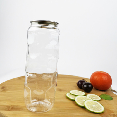 Kruiken van de het Voedselcontainer van de theemelk de Plastic 0.5L met Gemakkelijke Trekkrachtdekking