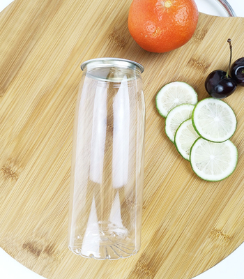 De Plastic Containerkruiken van de bloembodem 0.5L met Blikkendeksels