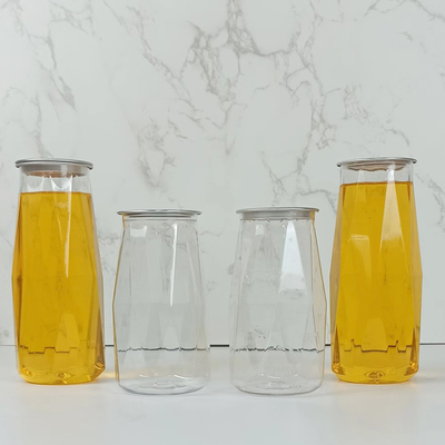 Snacks van het de Dekselshuisdier van 0,5 Literjuice storage container with snap de Opslagkruiken